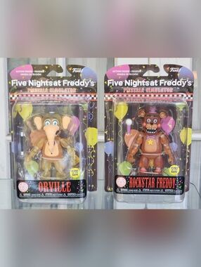 Funko Five Nights At Freddy's Orville & Rockstar Freddy Articulated Figures